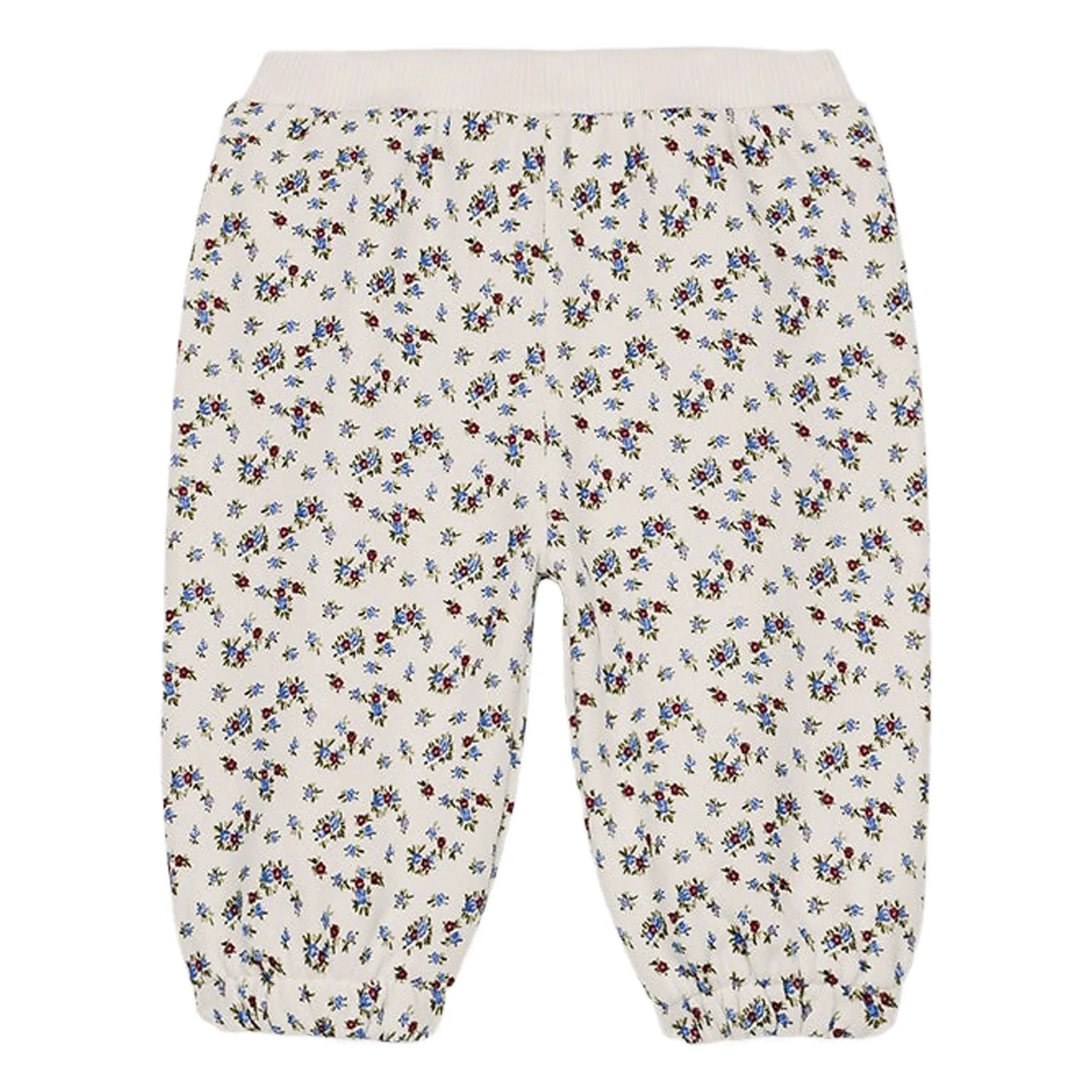 Louise Misha - Pantalón de Bebé de Algodón Orgánico con Estampado Floral Ysalia | Crema