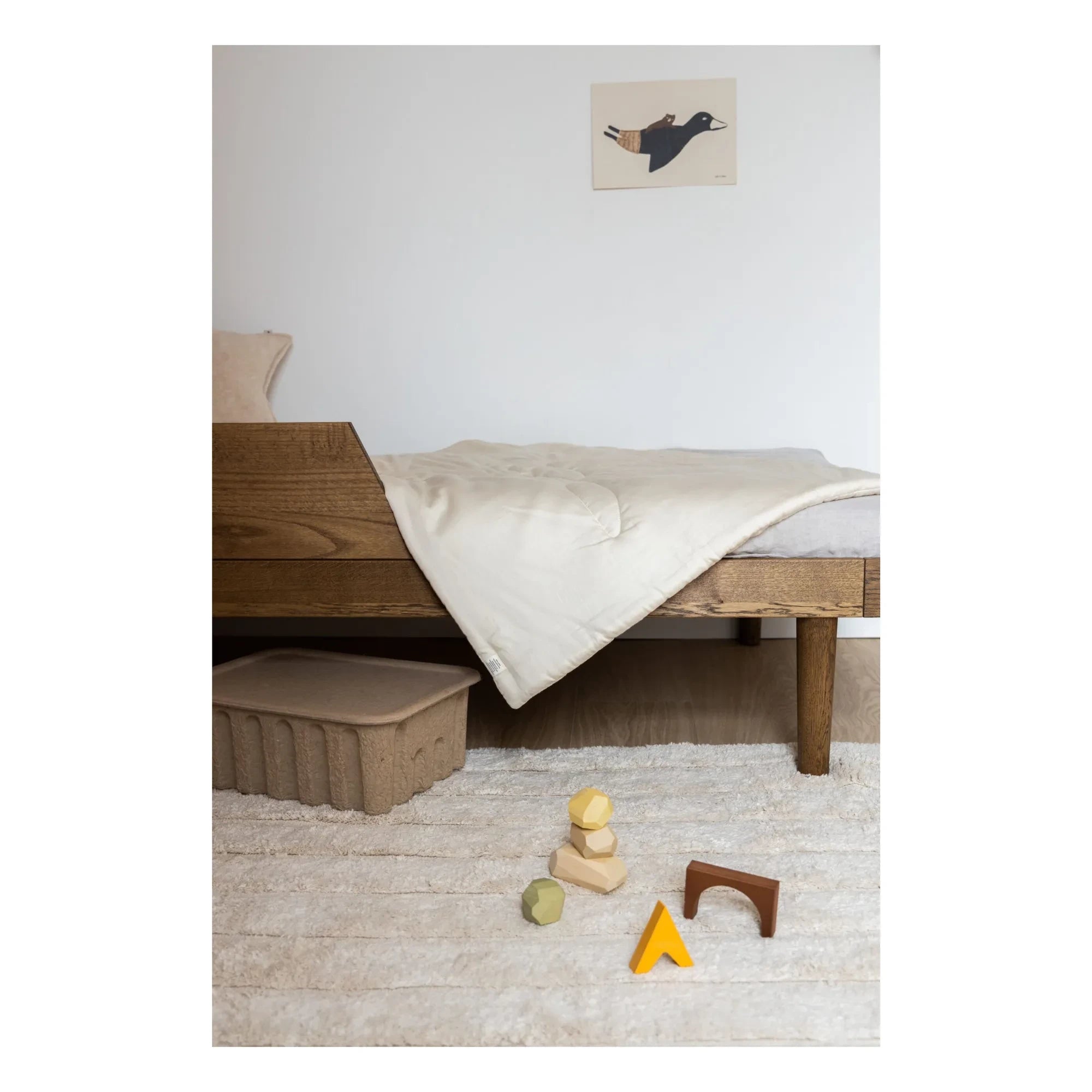 KAS Copenhague - Barrera de cama Eli | Roble ahumado