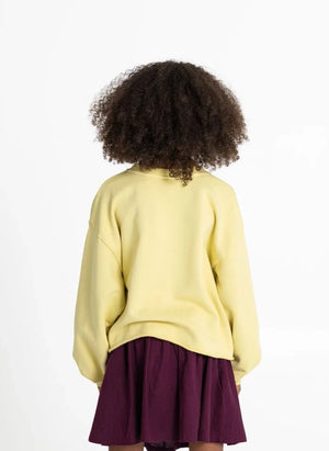 Hundred Pieces - Belmont Lucky Sudadera de algodón orgánico | Amarillo claro