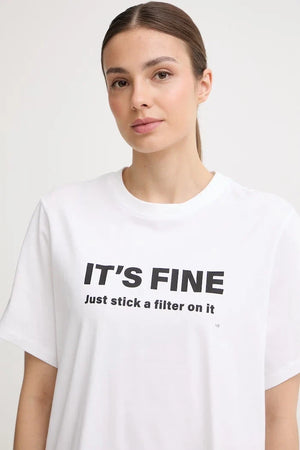 Camiseta de algodón para mujer Victoria Beckham