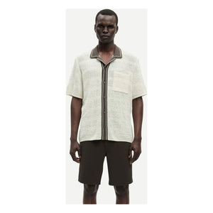 Samsoe Samsoe - Camisa de manga corta Sapercy Maille | Blanca