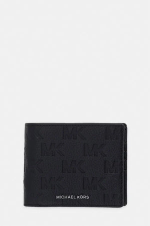 Set de cartera de cuero y tarjetero Michael Kors para hombre