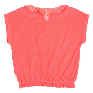 Búho - Camiseta Terry con Volantes Summer Of Love | Rojo