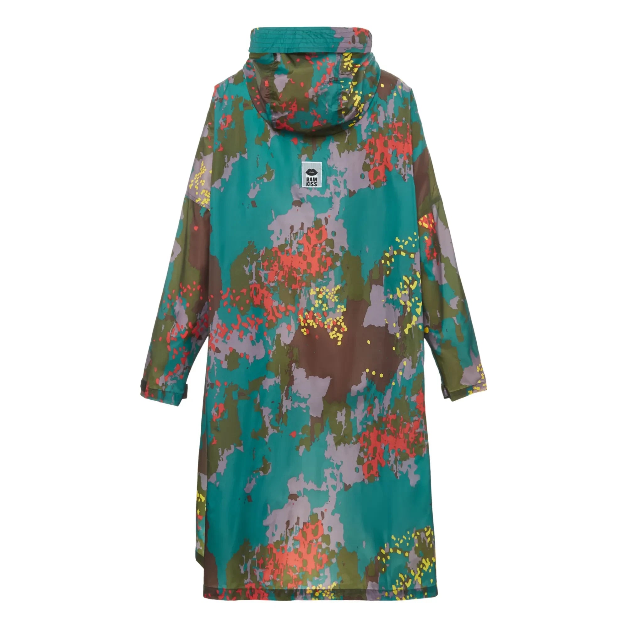 Rainkiss - Capa de lluvia impermeable Digi Forest | Verde