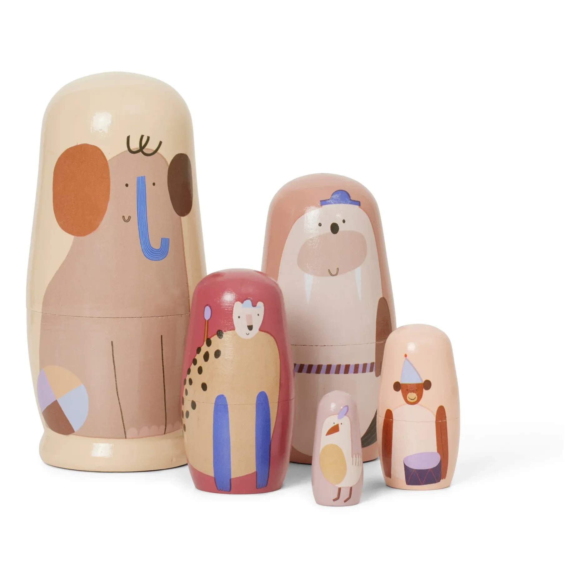 Ferm Living Kids - Muñecas Matrioska Critter
