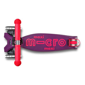 Patinete Micro - Maxi Plegable Neón LED | Rosa