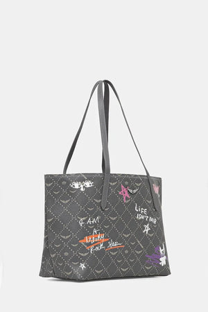 Zadig&Voltaire Bolso Tote de Piel Sintética para Mujer Z SHOPPER MONOGRAM TAG