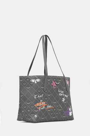 Zadig&Voltaire Bolso Tote de Piel Sintética para Mujer Z SHOPPER MONOGRAM TAG
