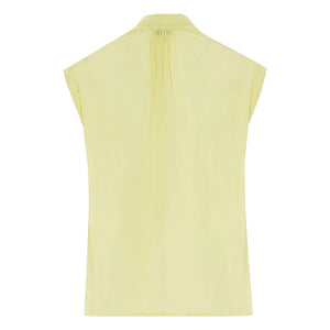 Forte Forte - Blusa de voile de algodón y seda | Amarillo