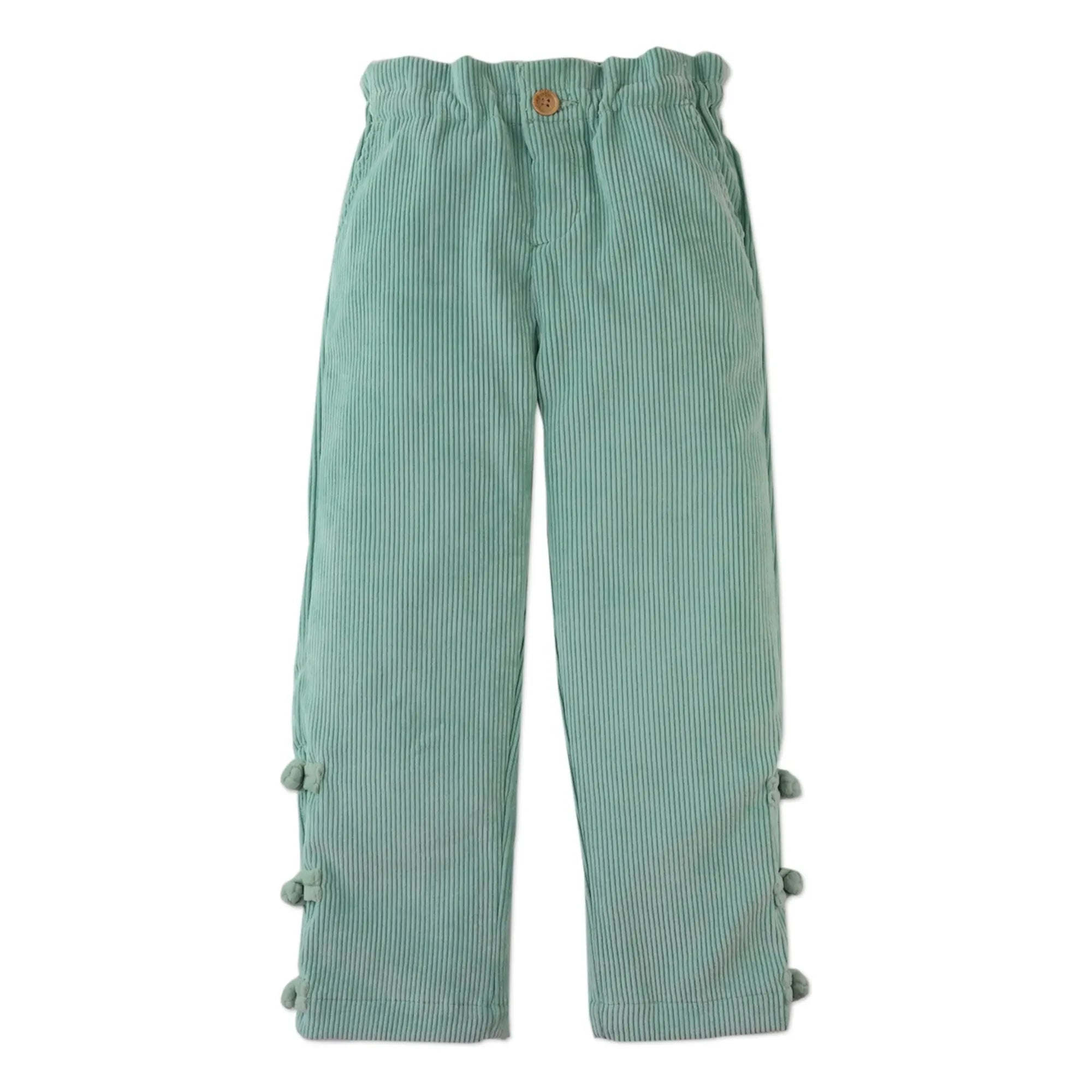 Gingersnaps - Pantalón con Volantes Arielle | Verde mar
