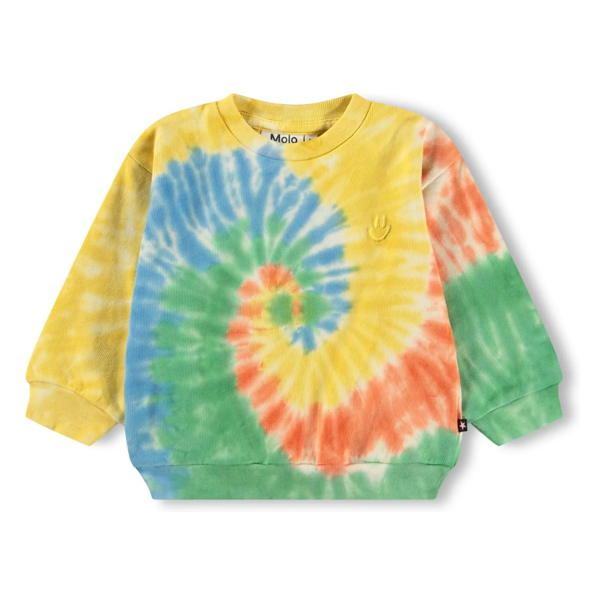 Molo - Sudadera Dear tie-dye de algodón orgánico | Amarillo