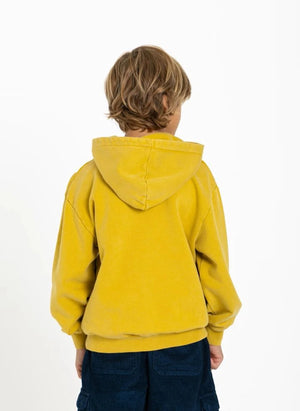 Hundred Pieces - Pat Outdoor Sudadera de Algodón Orgánico | Mostaza