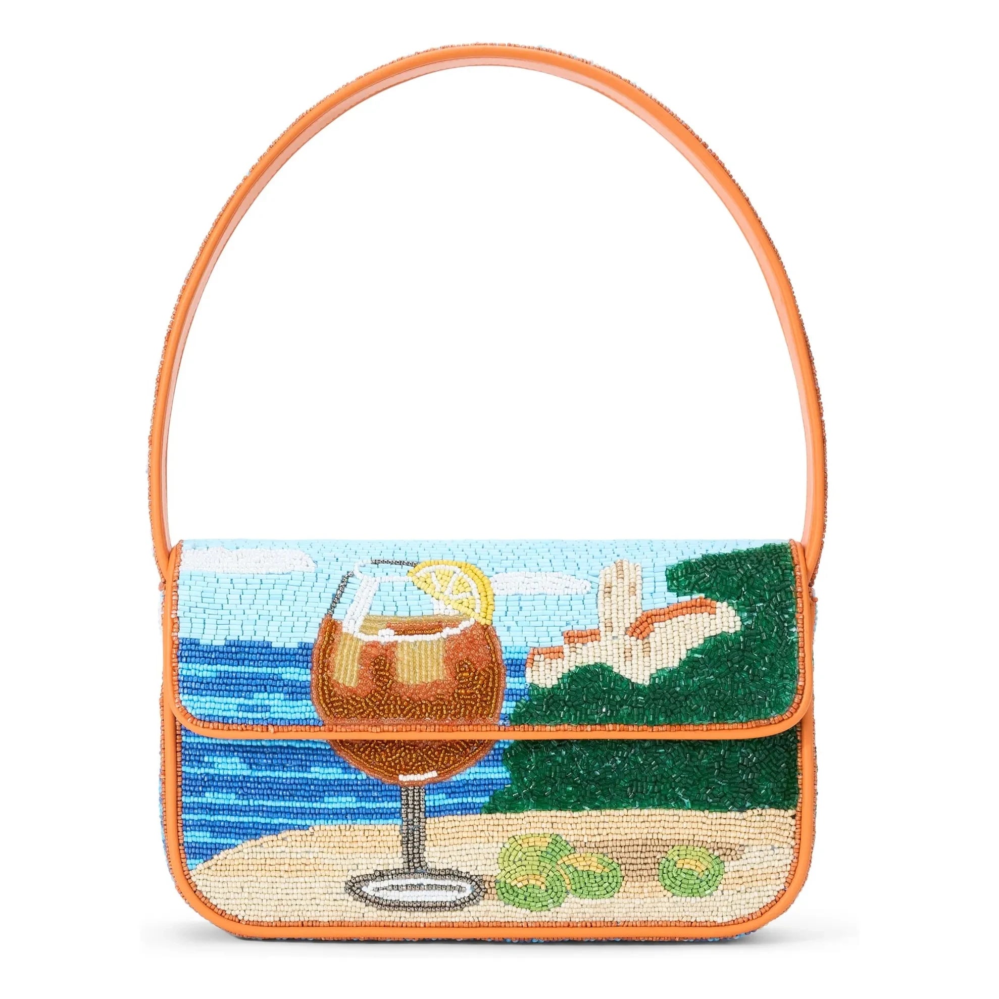 Staud - Bolso de cuentas Tommy | Sunset