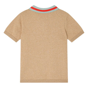Bonpoint - Polo Loyal | Beige jaspeado