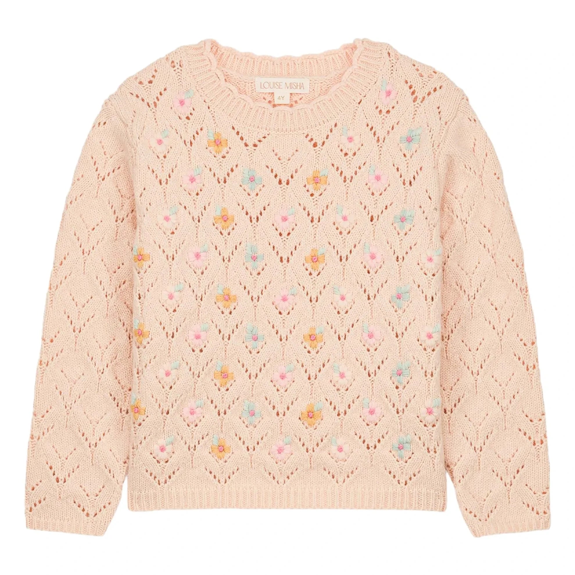 Louise Misha - Jersey de Lana Jadeli | Crema