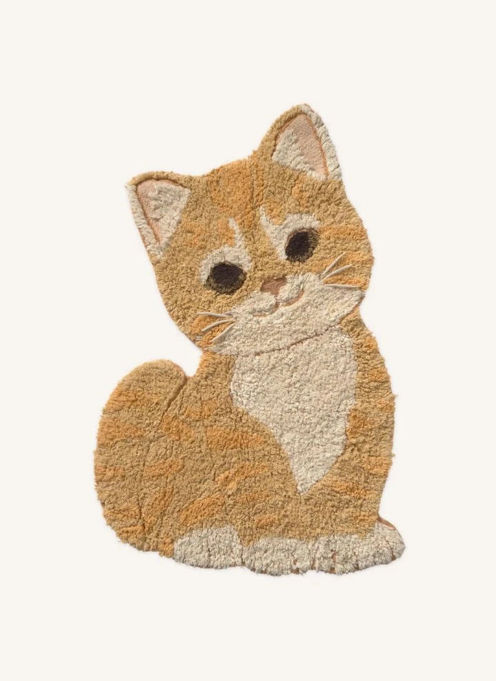 Lorena Canals - Alfombra Ginger para gato | Naranja