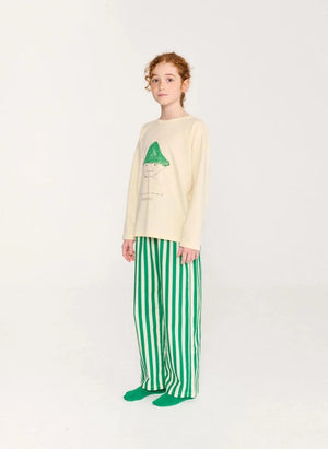 Bobo Choses - Bobo Choses Conjunto de camiseta y pantalón de algodón orgánico | Verde