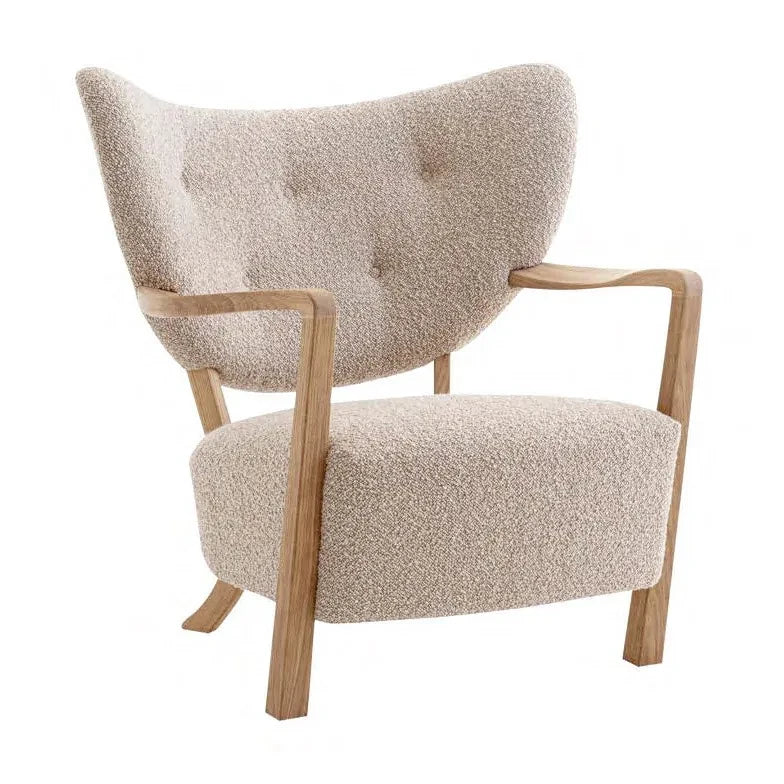 & Tradición - Sillón Wulff ATD2, Estructura de Roble | Beige