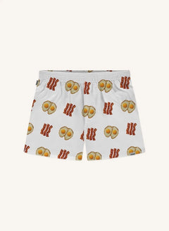 Pockies - Kahvaltı Boxer Şort | Beyaz
