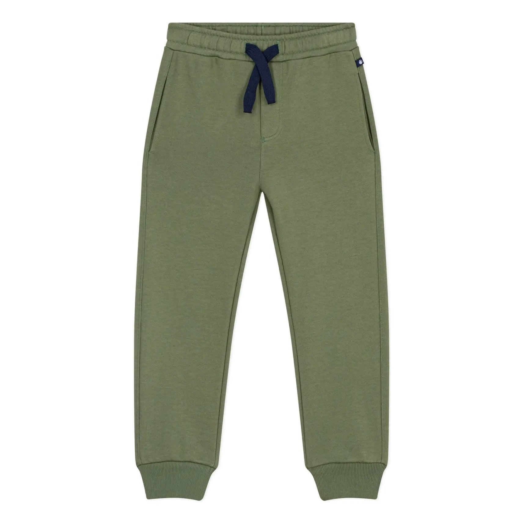 Petit Bateau - Jogger de felpa liso | Caqui