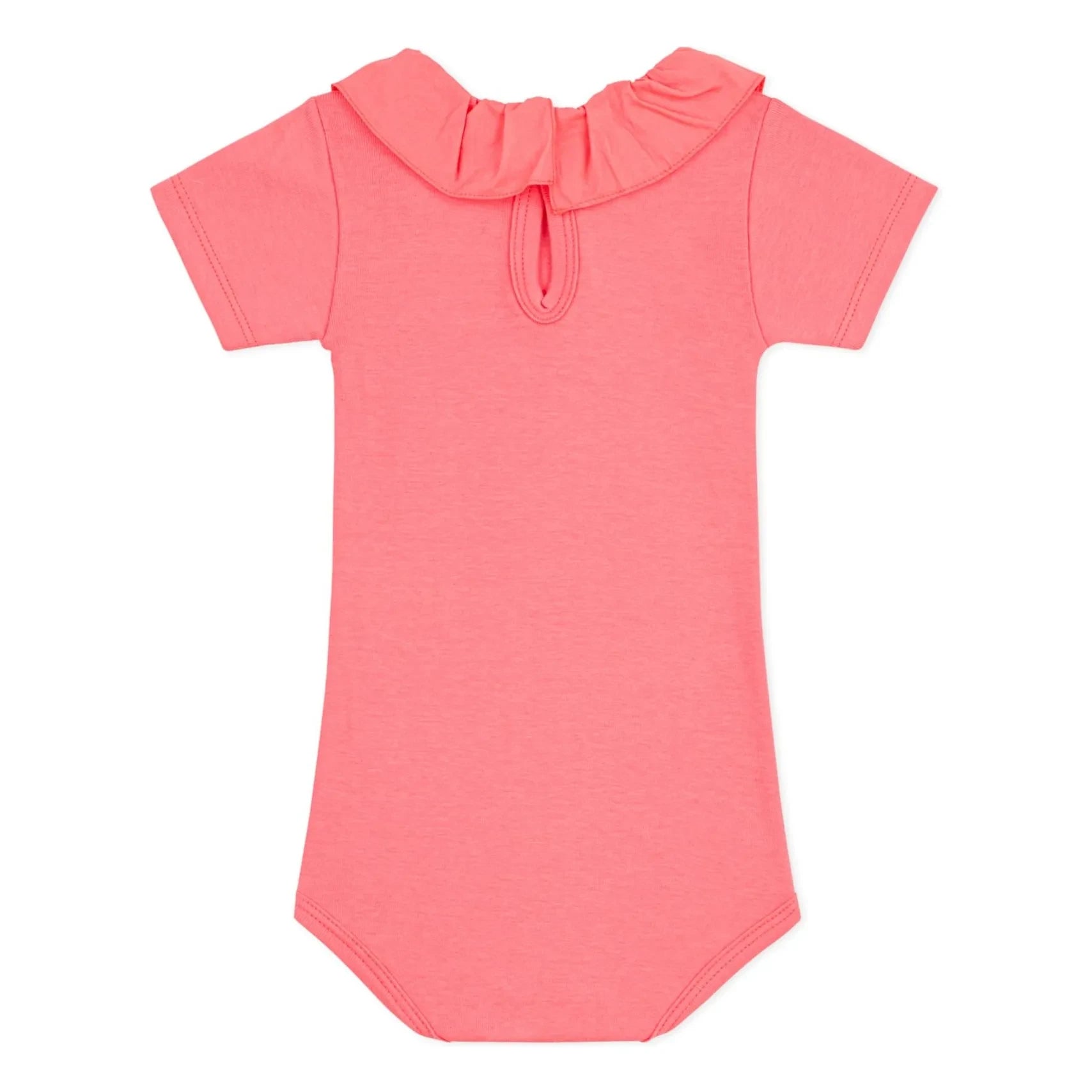 Petit Bateau - Collar de cuerpo de algodón orgánico | Coral