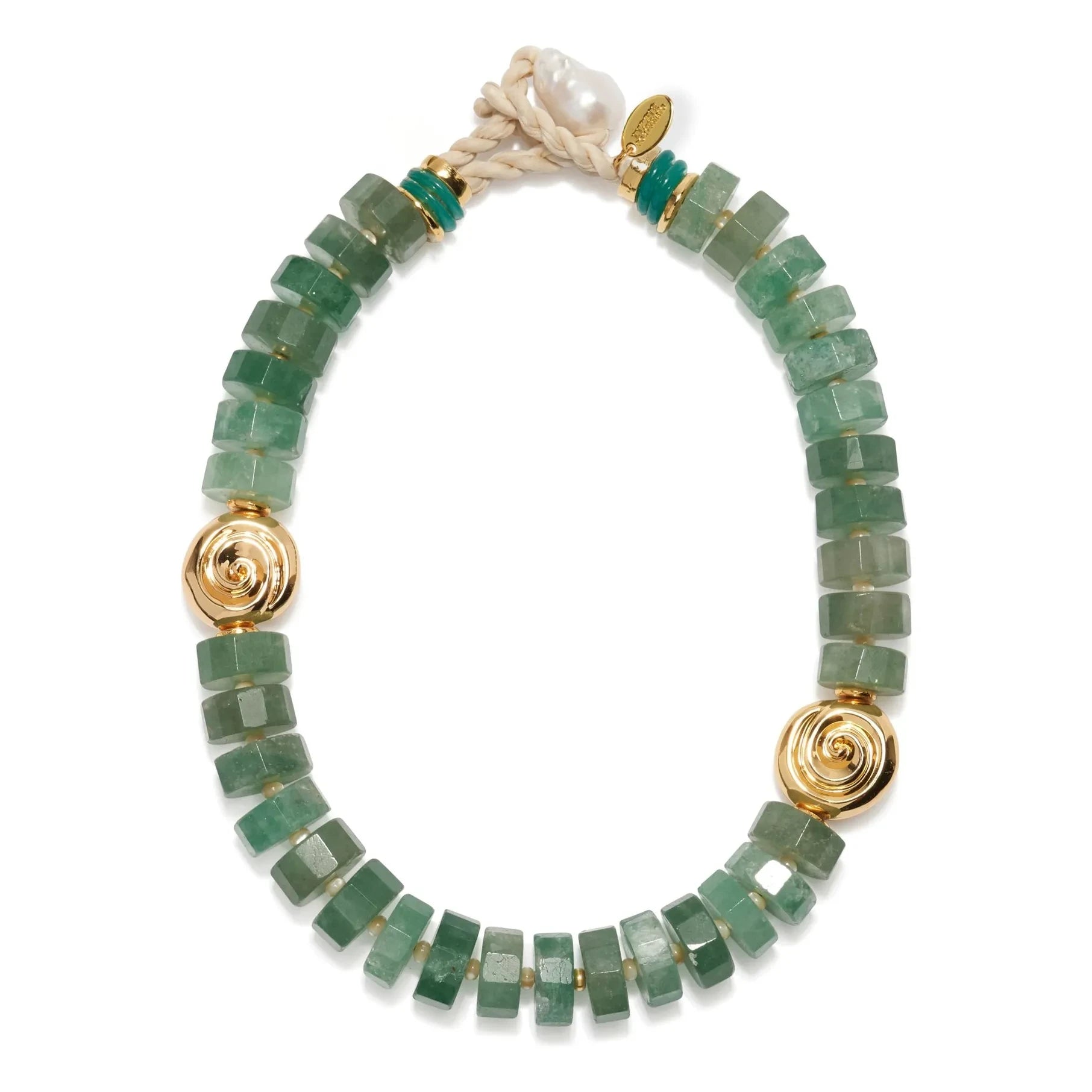 Lizzie Fortunato - Collar Nautilus | Verde