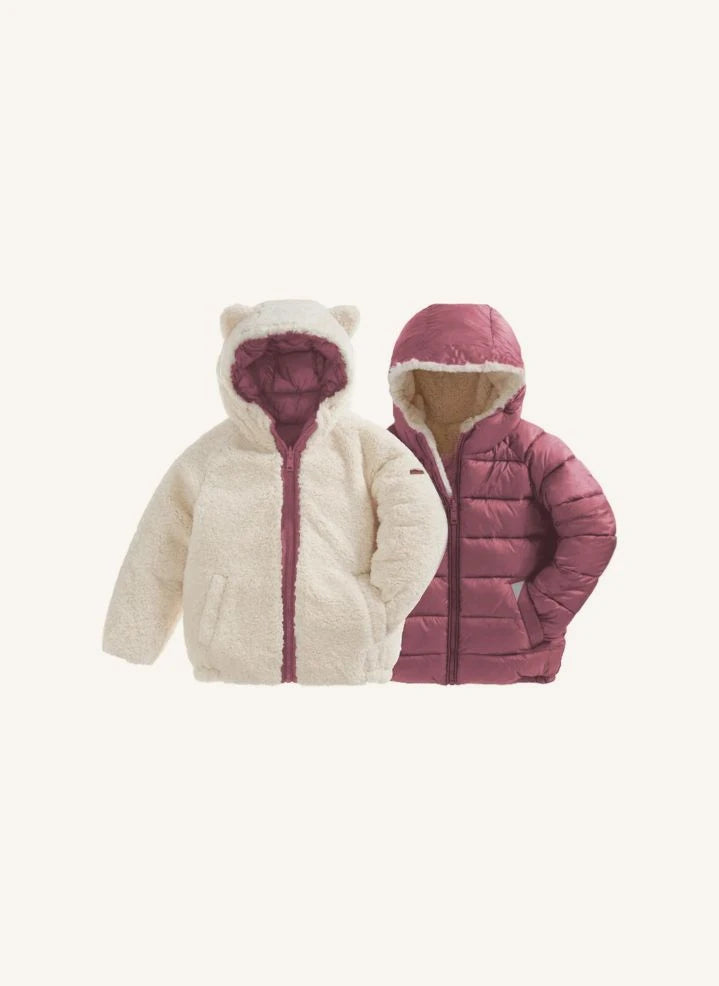 Töastie - Chaleco de Polar Reversible Doble Cara | Rosa