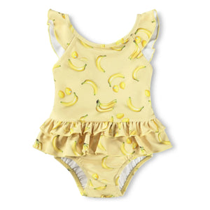 Molo - Bañador Nalani con estampado de plátanos | Amarillo