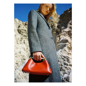 Elleme - Bolso Mini Boomerang de Piel | Rojo