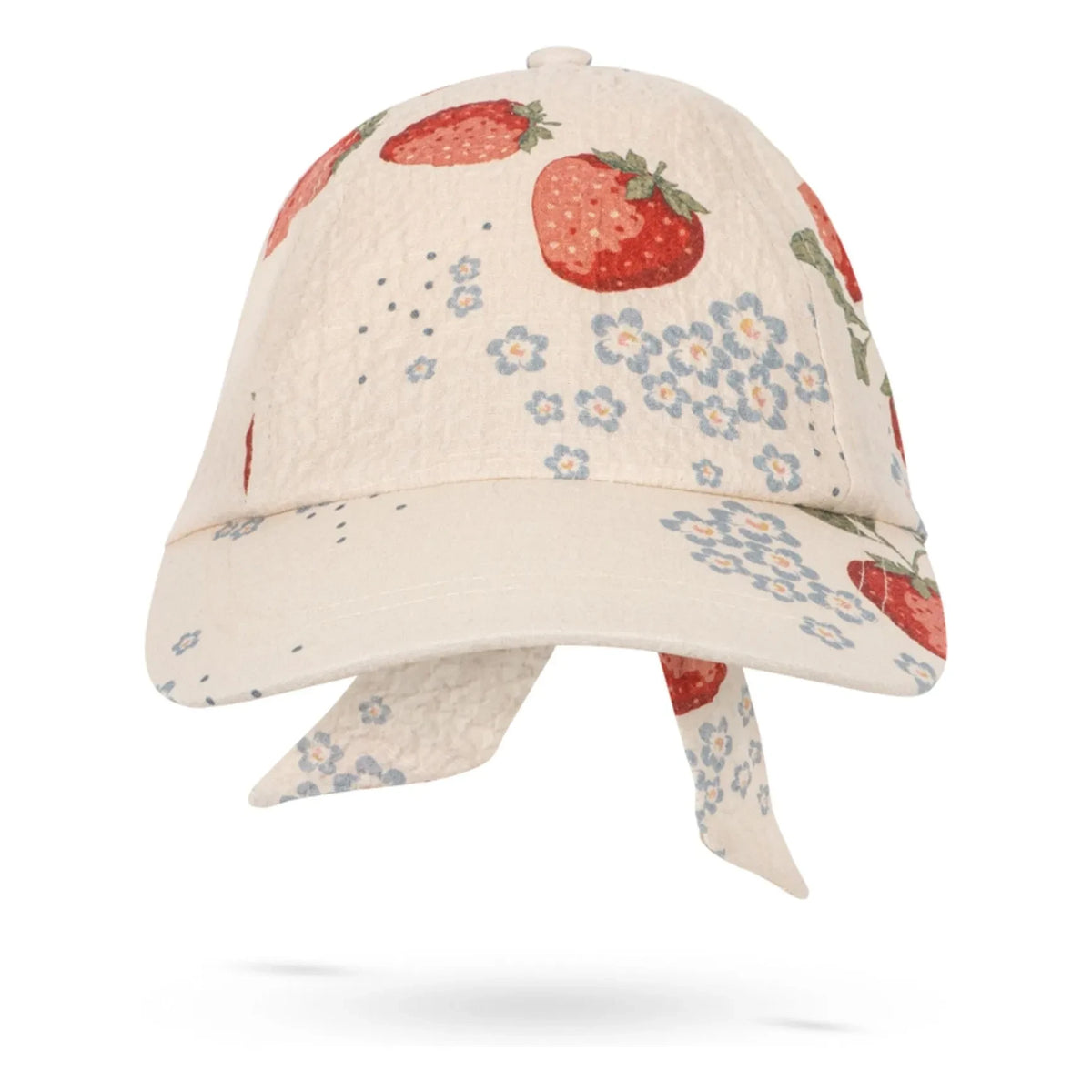 Konges Sløjd - Gorro de algodón orgánico Ava Strawberry | Beige