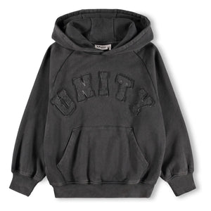Sudadera de algodón orgánico Molo - Mic Unity | Gris oscuro