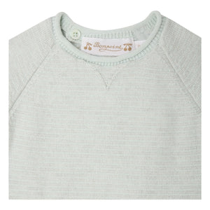 Bonpoint - Conjunto de camiseta y leggings Loan de algodón orgánico | Gris