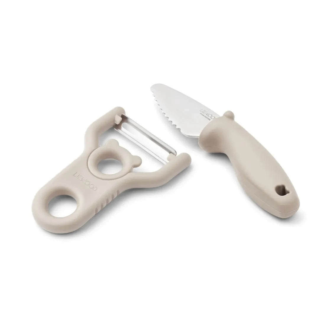 Liewood - Pertense Pelador de Verduras y Set de Cuchillo | Sandy