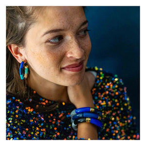 Parabaya - Pendientes Bola Personalizados | Azul