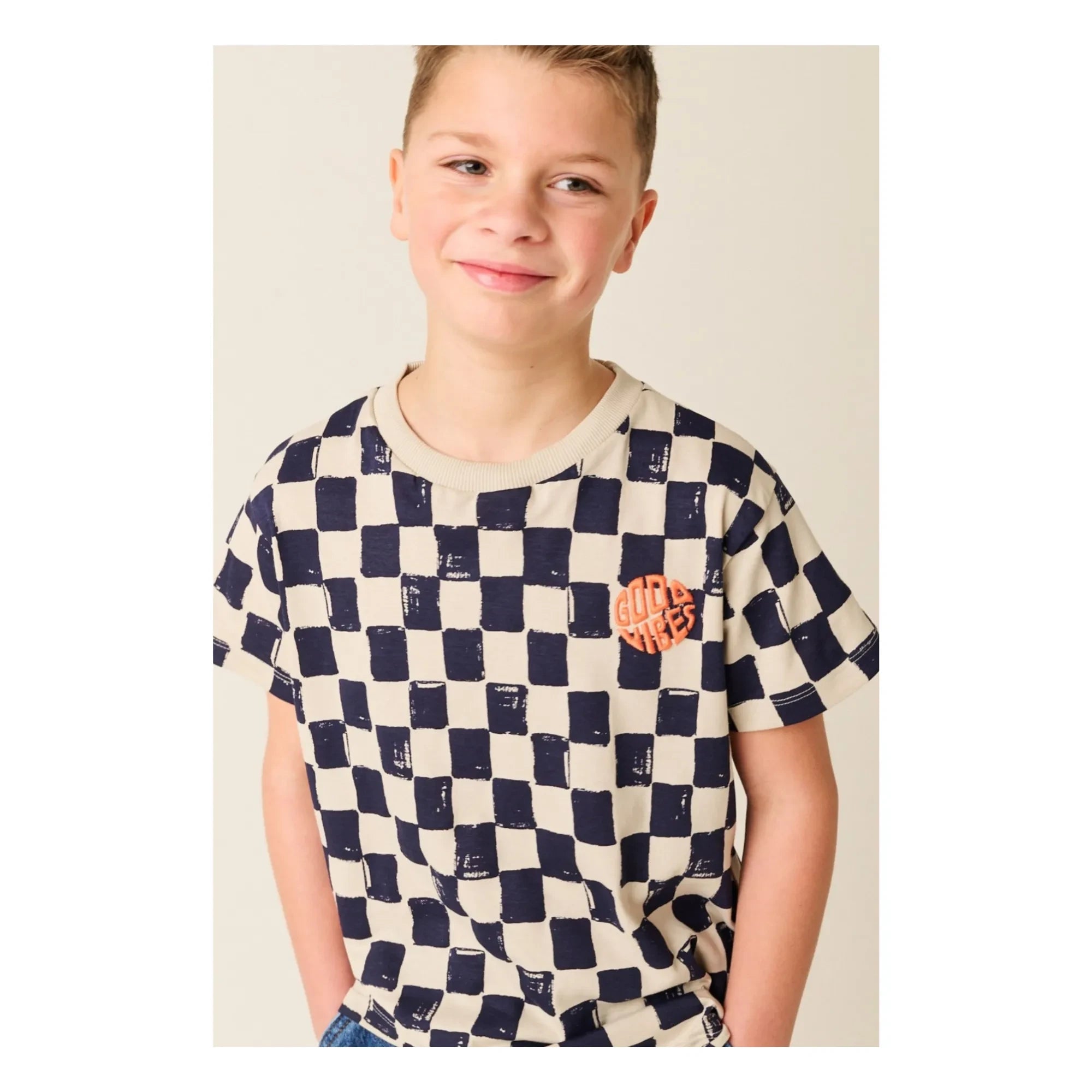 Tumble N'Dry - Camiseta sin mangas de algodón orgánico | Azul oscuro
