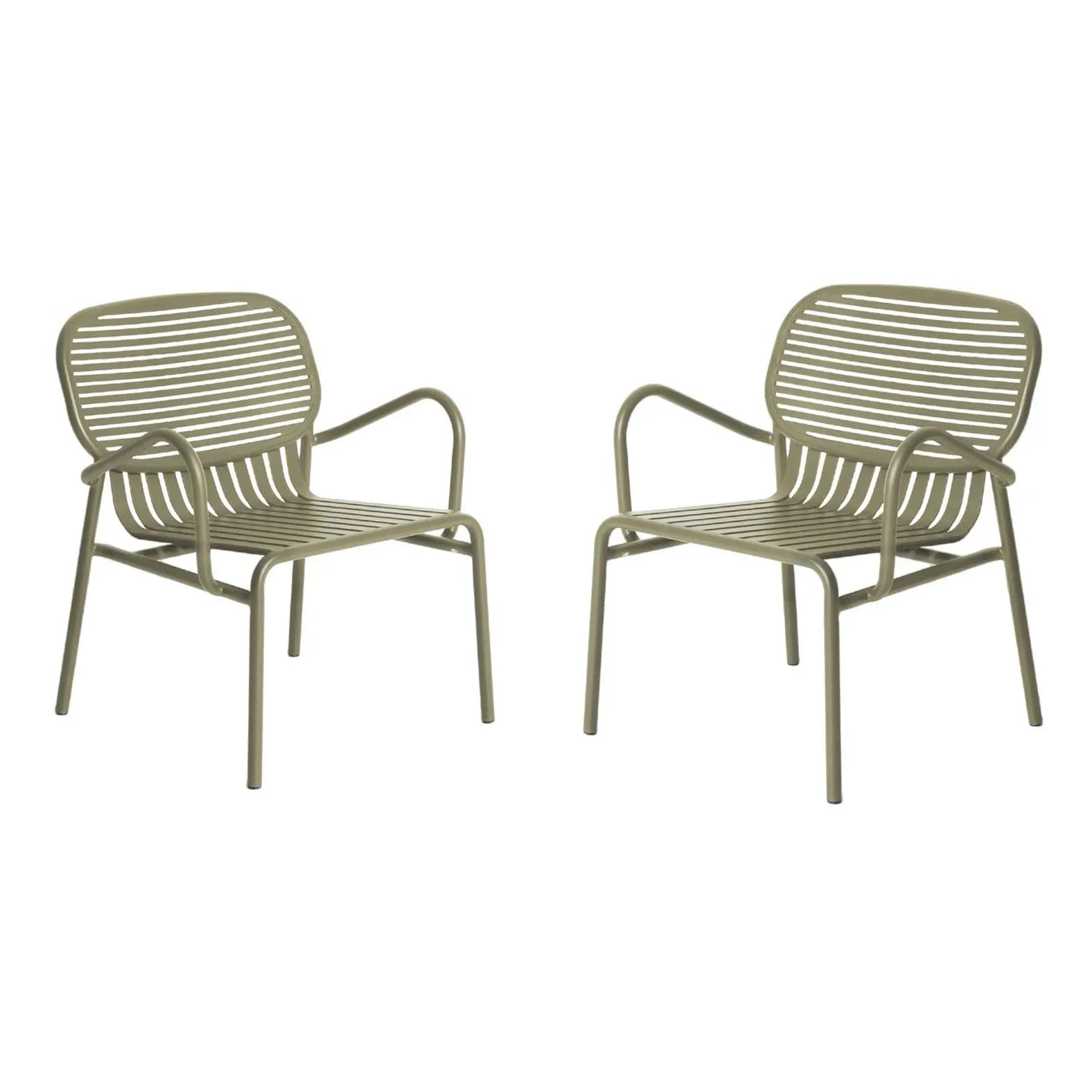 Pescaíto frito - Sillones de Descanso para el Fin de Semana - Set de 2 | Verde Jade