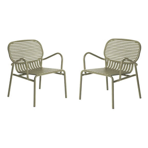 Pescaíto frito - Sillones de Descanso para el Fin de Semana - Set de 2 | Verde Jade