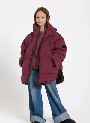 Finger in the nose - Chaqueta acolchada con relleno Snowbag | Aubergine