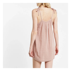 Numero 74 - Vestido corto Mia - Colección mujer | Rosa empolvado S007