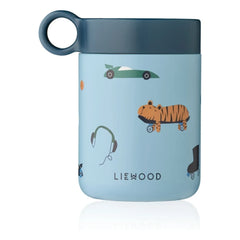 Liewood - Caja de almuerzo térmica Kiani | Playa diversión/azul
