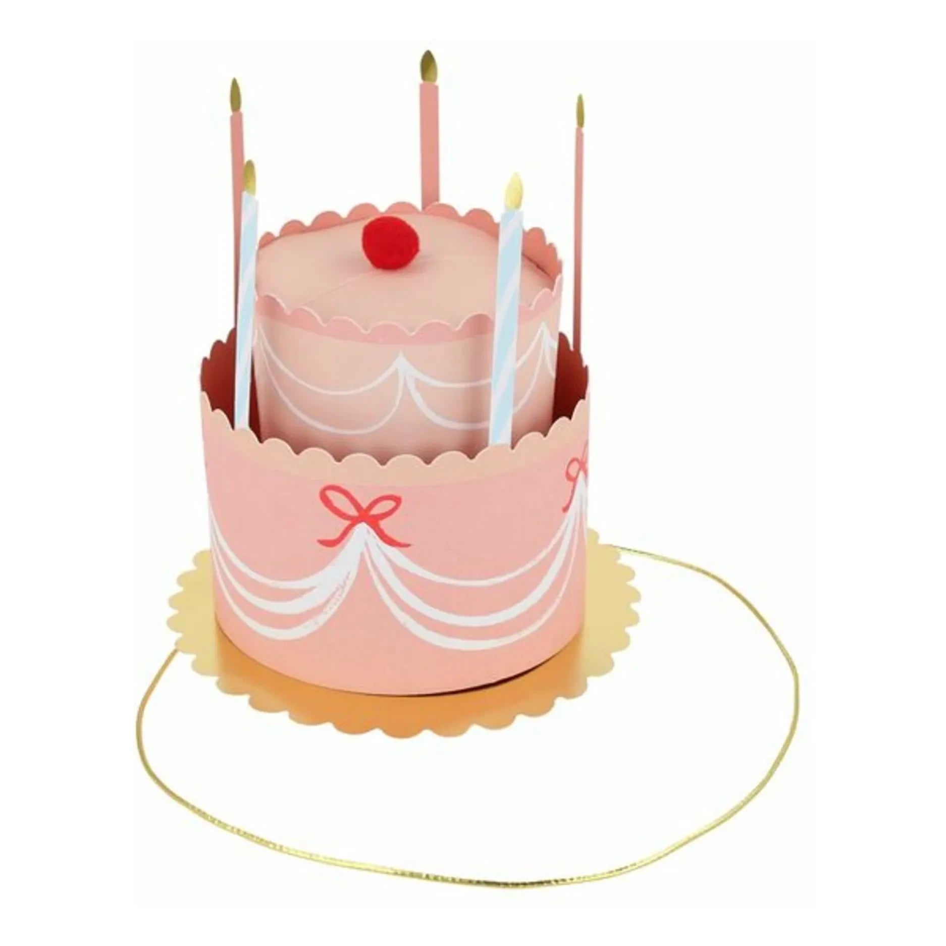 Meri Meri - Gorros de fiesta de pastel de cumpleaños - Juego de 8