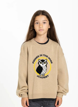 Finger in the nose - Pul Sally Academy Merino Wool | Marrón topo