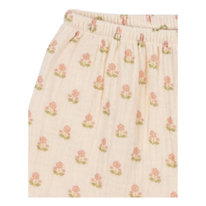Konges Sløjd - Pantalones cortos de algodón orgánico Coco | Rosa pálido