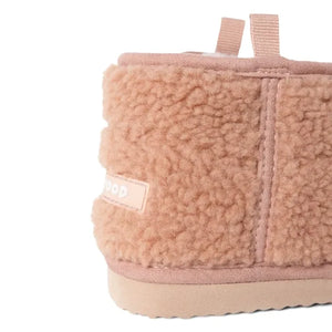 Liewood - Botas estilo sherpa Alban con estampado de gato hechas de fibras recicladas | Rosa
