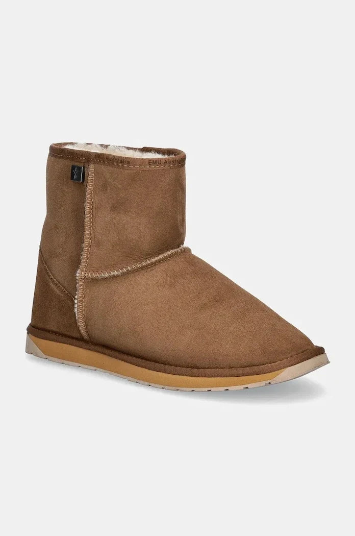 Botas de nieve de terciopelo Emu Australia Platinum Stinger Mini