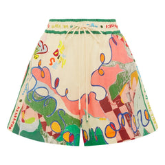 Alémais - Pantalones cortos de lino Nadia | Verde