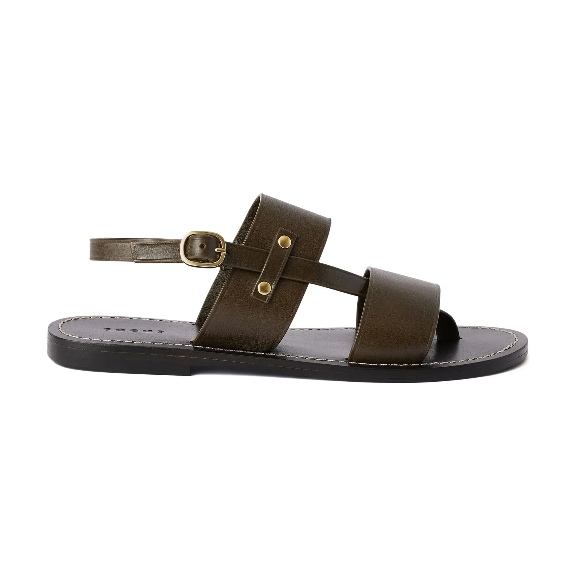 Soeur - Sandalias de piel Amazonia | Caqui