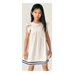 Mipounet - Vestido de lino Isaline | Crudo