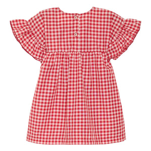 SISSEL EDELBO - Vestido Vichy Ohio - Colección infantil | Rojo