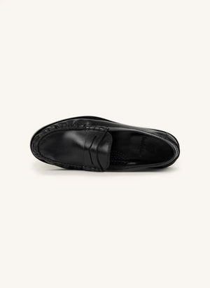 Bobbies - Owen Mocasines de Cuero | Negro